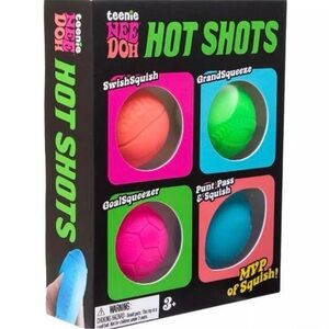 Hot Shots Squishy Toy Set - Multicolor